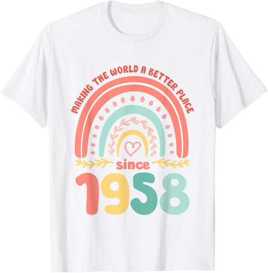 65 Birthday Making the world a better place since 1958