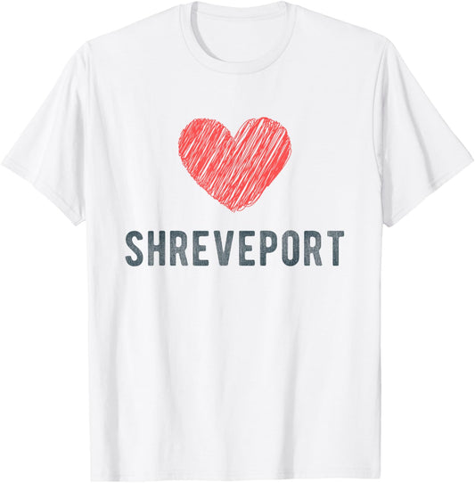 Shreveport Heart Love Favorite City or Place