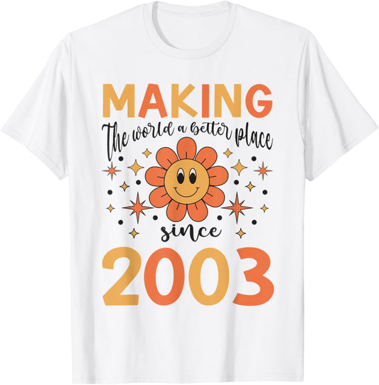 20 Birthday Making the world a better place since 2003