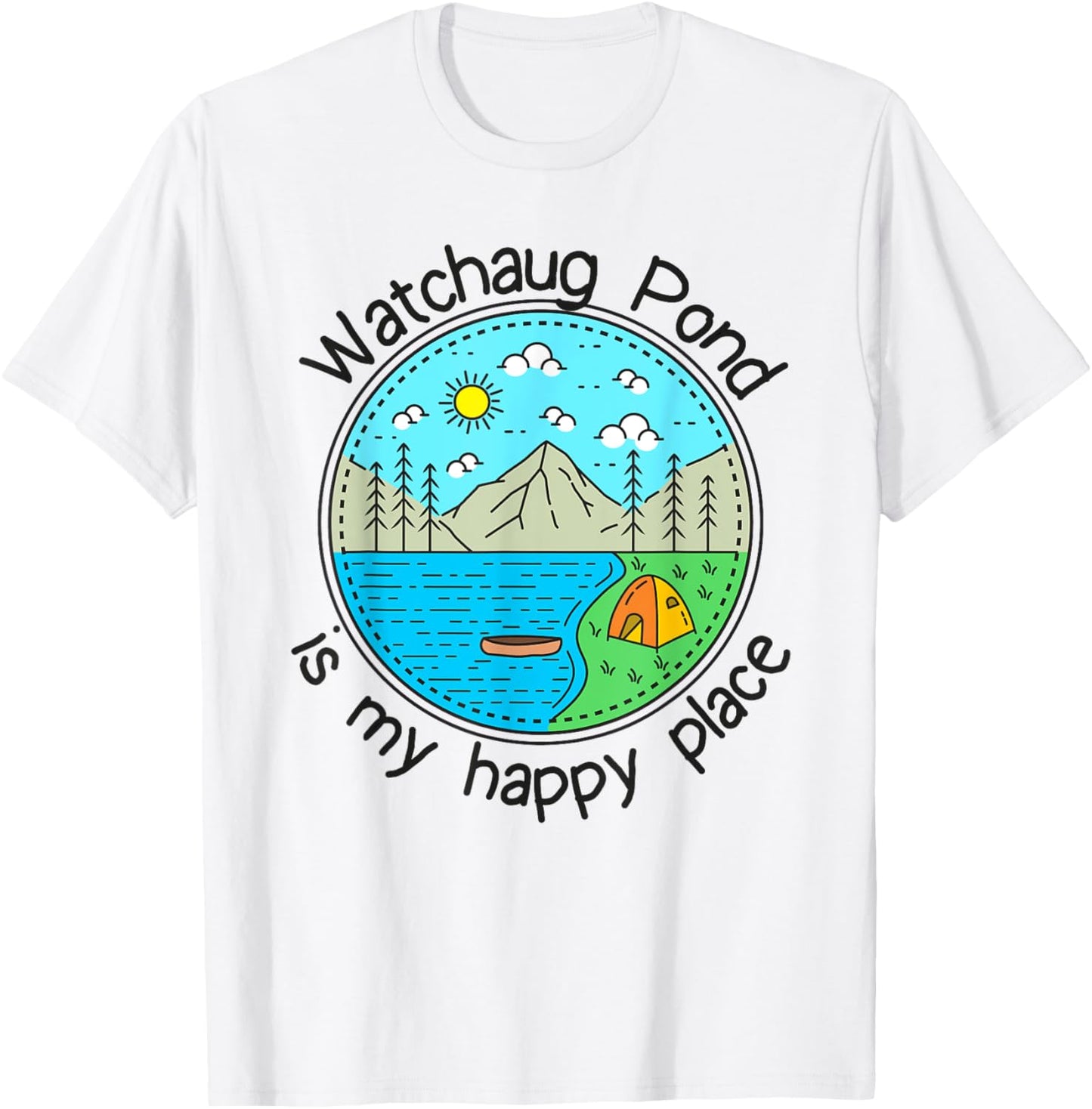 Fishing Boating Camping - My Happy Place Watchaug Pond