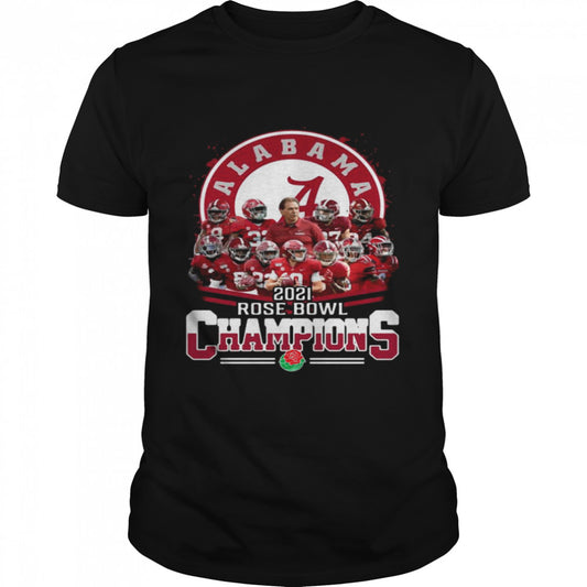 Alabama Crimson Tide 2021 Rose Bowl Champions shirt