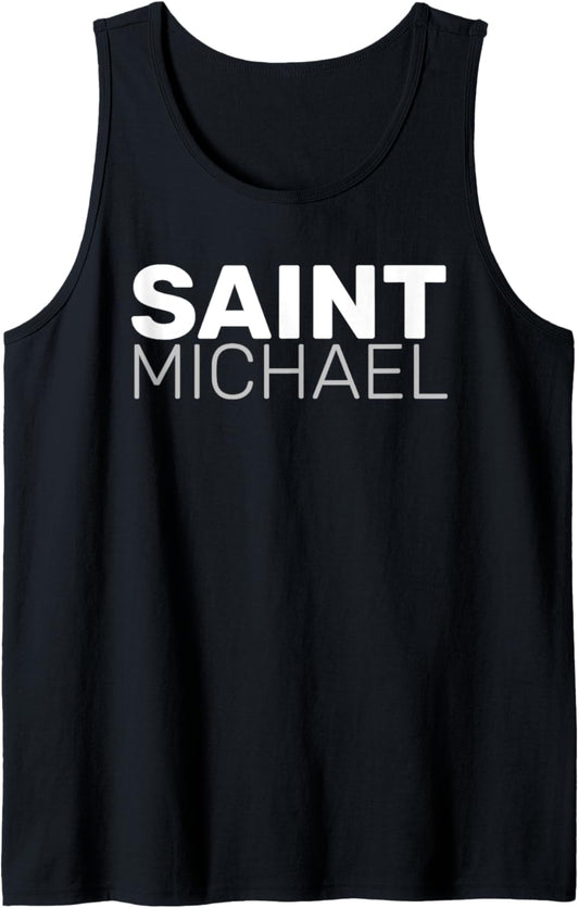 Saint Michael Archangel St. Michael Catholic Angel Warrior Tank Top