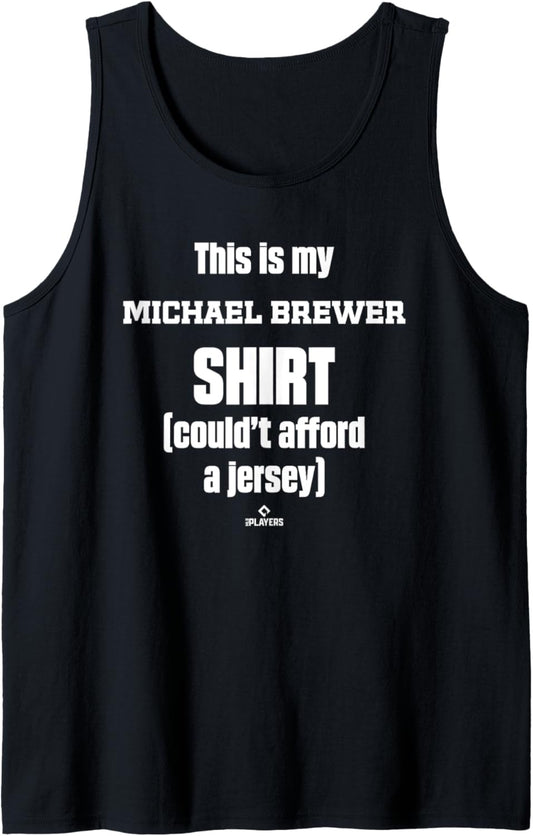 This Is My Shirt Michael Brewer Prospect Baseball Fan Gear Tank Top