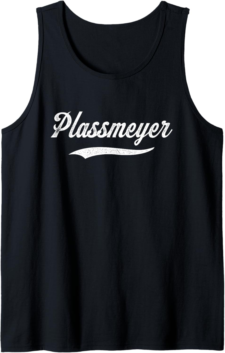 Distressed Script Michael Plassmeyer Prospect Baseball Fan Tank Top