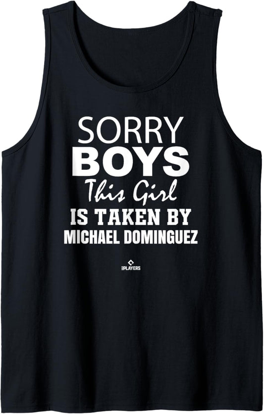 This Girl is Taken By Michael Dominguez Prospect Baseball Tank Top