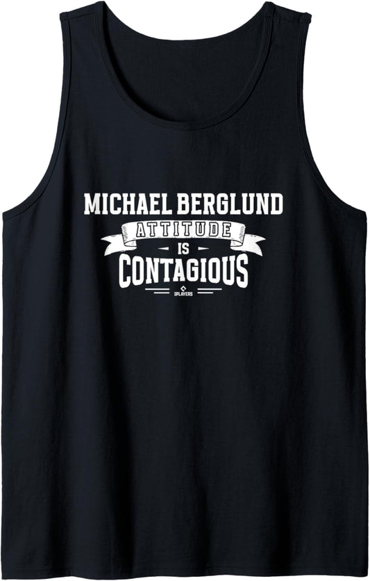 Attitude Is Contagious Michael Berglund Prospect Baseball Tank Top