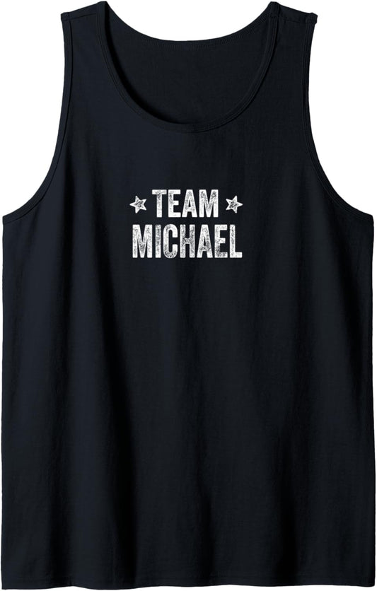 Team MICHAEL - Last Name \/ Michael Family Member Surname Tank Top