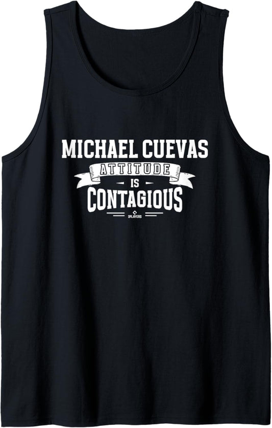 Attitude Is Contagious Michael Cuevas Prospect Baseball Fan Tank Top
