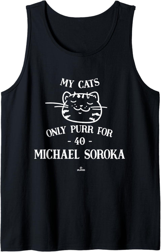 Cat Lovers for Michael Soroka Atlanta MLBPA Tank Top