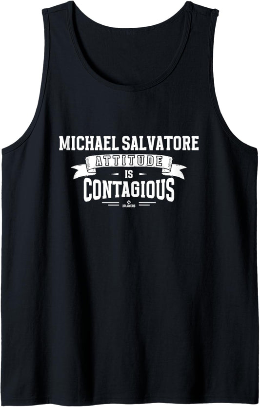 Attitude Is Contagious Michael Salvatore Prospect Baseball Tank Top