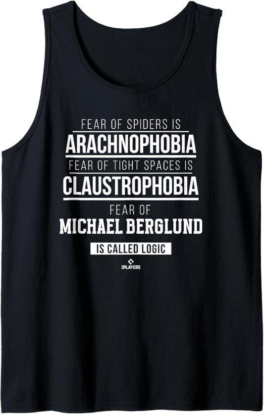 Fear of Michael Berglund Prospect Baseball Fan Gear Tank Top