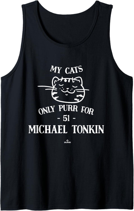 Cat Lovers for Michael Tonkin Atlanta MLBPA Tank Top