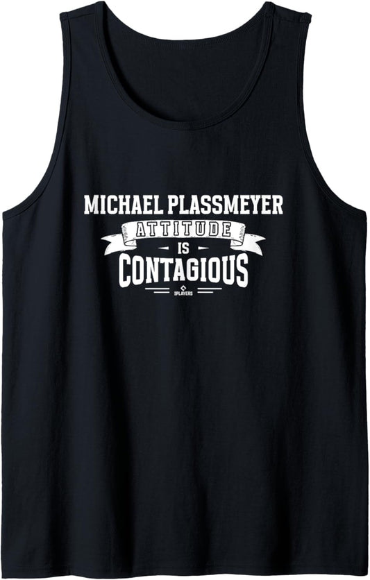 Attitude Is Contagious Michael Plassmeyer Prospect Baseball Tank Top