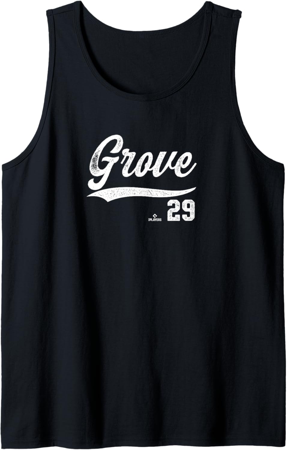 Distressed Swoosh Michael Grove Los Angeles Baseball MLBPA Tank Top