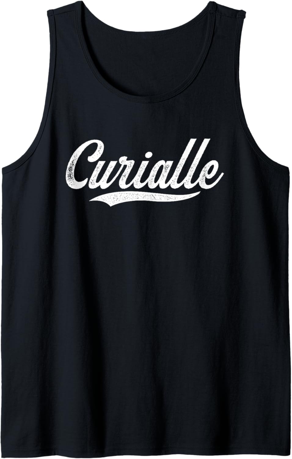 Distressed Script Michael Curialle Prospect Baseball Fan Tank Top