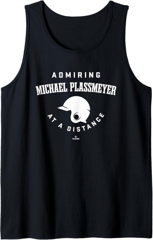 Admiring at a Distance Michael Plassmeyer Prospect Baseball Tank Top