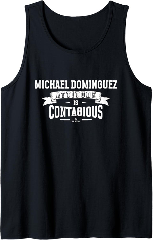 Attitude Is Contagious Michael Dominguez Prospect Baseball Tank Top