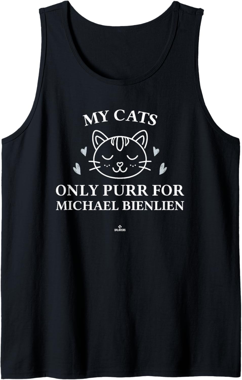 Cat Lovers for Michael Bienlien Prospect Baseball Fan Gear Tank Top