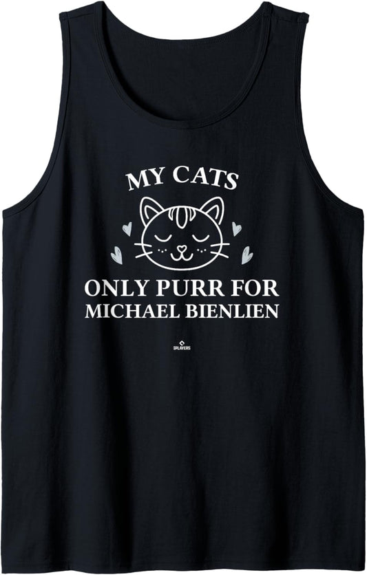 Cat Lovers for Michael Bienlien Prospect Baseball Fan Gear Tank Top