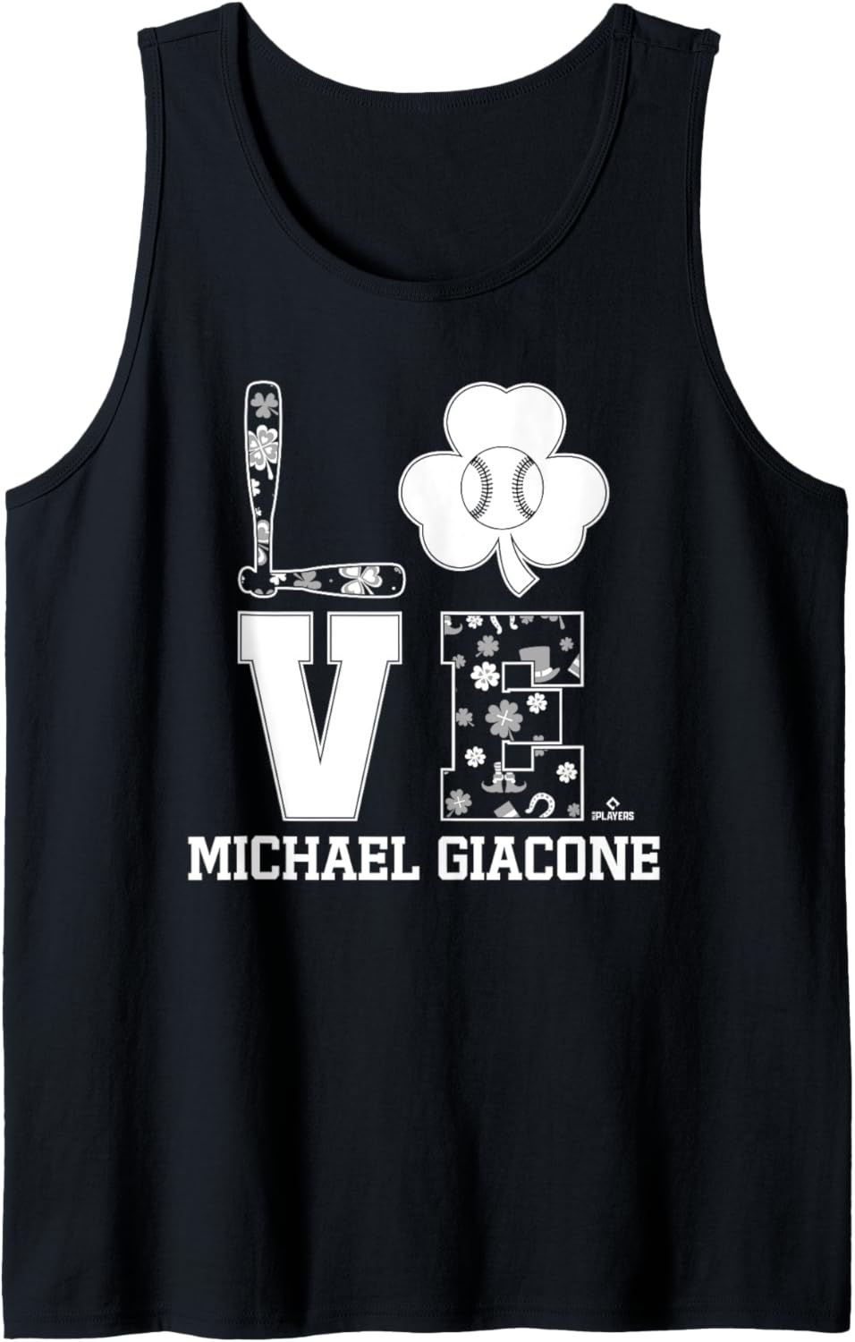 St Patrick's Day Love Floral Michael Giacone Prospect Tank Top