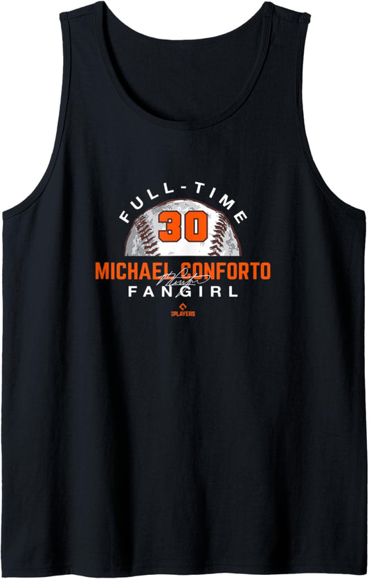 Full-Time Michael Conforto Fangirl New York Baseball Player Tank Top