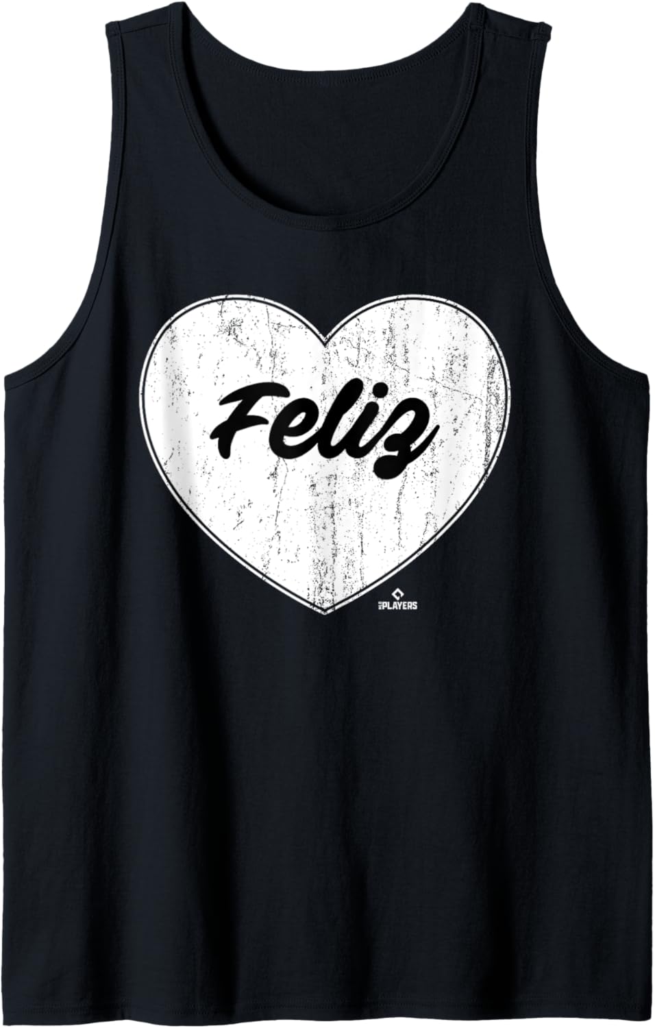Distressed Heart Michael Feliz Prospect Baseball Fan Gear Tank Top