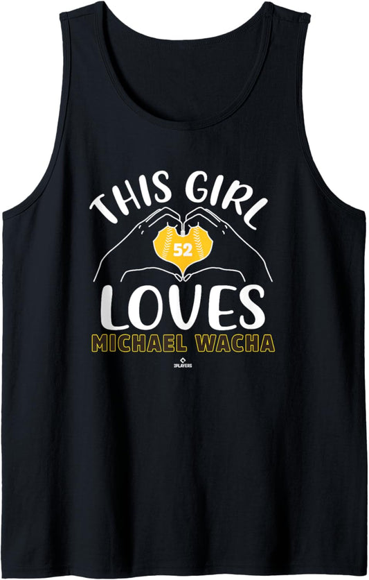 This Girl Loves Michael Wacha San Diego MLBPA Tank Top