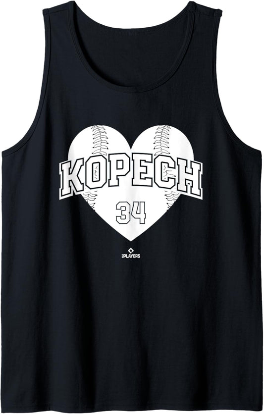 Baseball Heart Michael Kopech Chicago MLBPA Tank Top