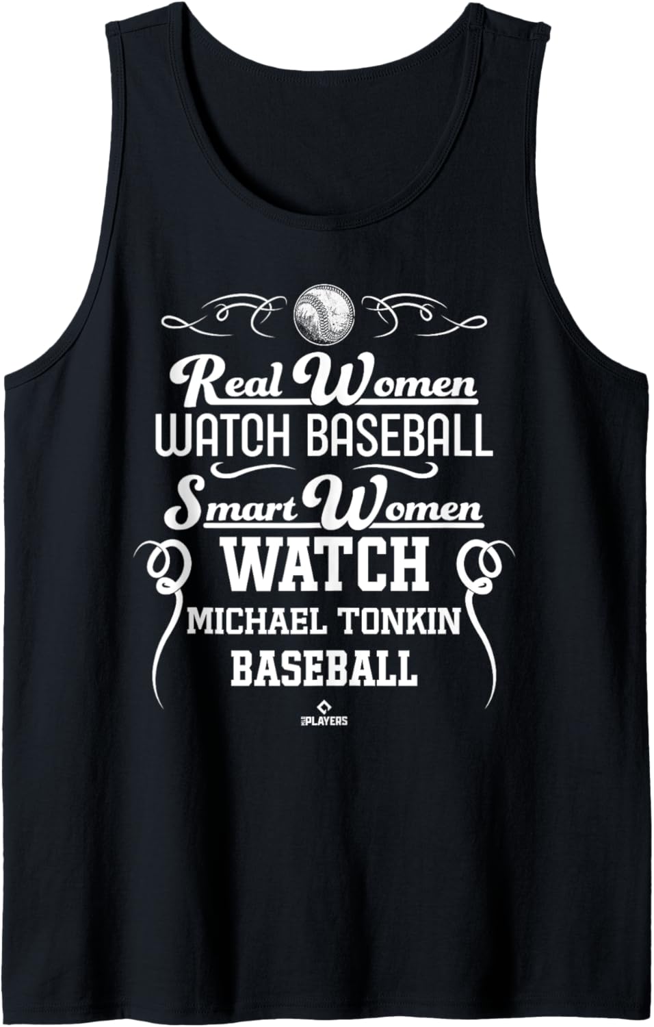 Smart Women Watch Michael Tonkin Minnesota Baseball MLBPA Tank Top