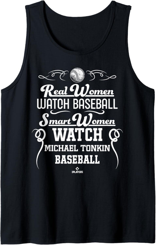 Smart Women Watch Michael Tonkin Minnesota Baseball MLBPA Tank Top