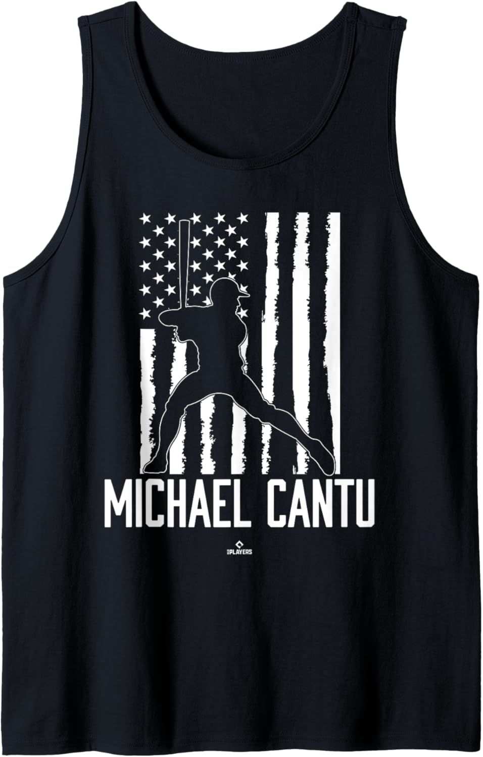 Distressed Flag Swing Michael Cantu Prospect Baseball Fan Tank Top