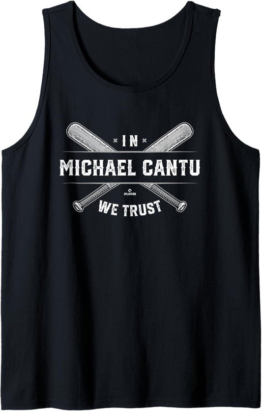 We Trust Michael Cantu Prospect Baseball Fan Gear Tank Top