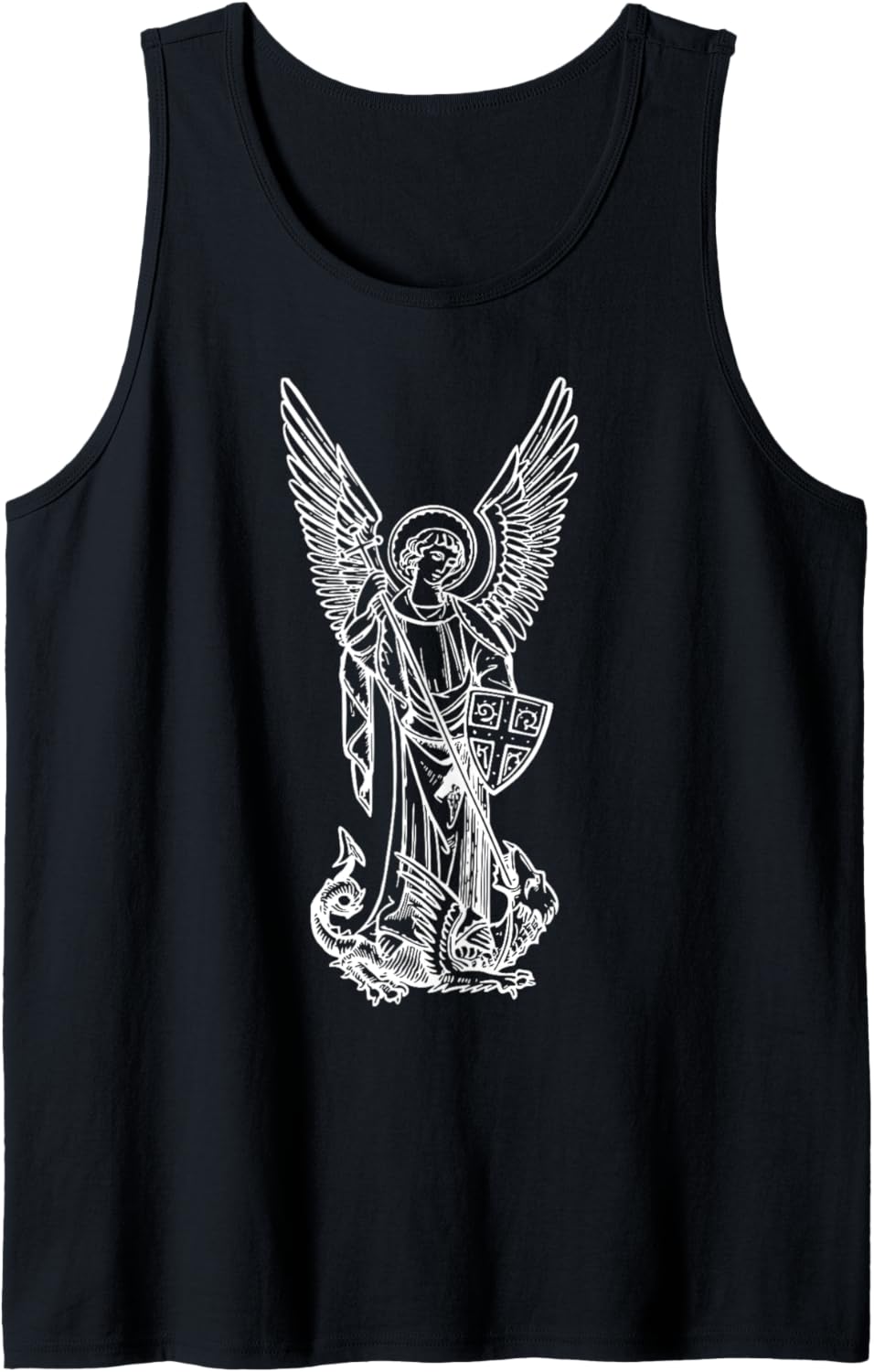 Angel Arc Tees - St Michael The Archangel Christian Tank Top