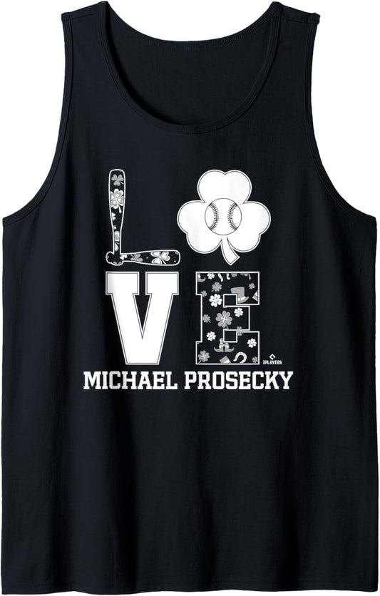 St Patrick's Day Love Floral Michael Prosecky Prospect Tank Top
