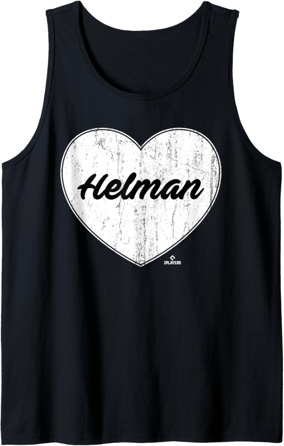 Distressed Heart Michael Helman Prospect Baseball Fan Gear Tank Top
