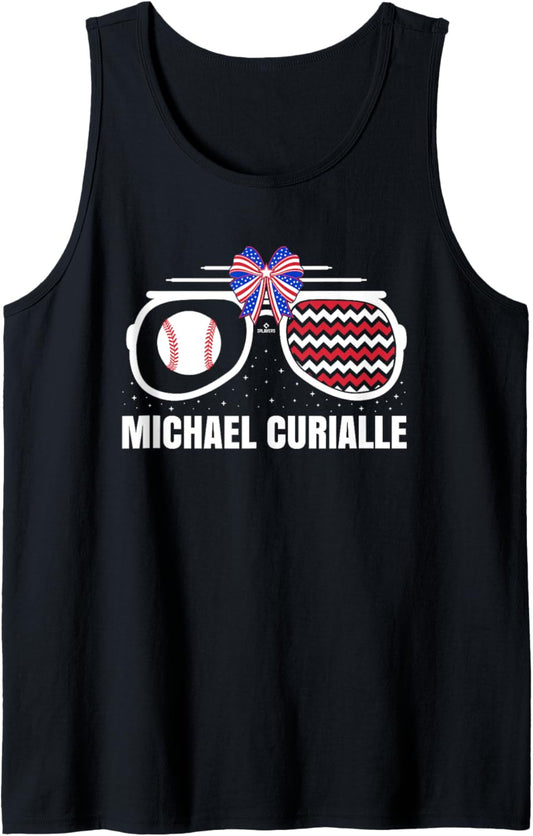 American Glasses Michael Curialle Prospect Baseball Fan Gear Tank Top
