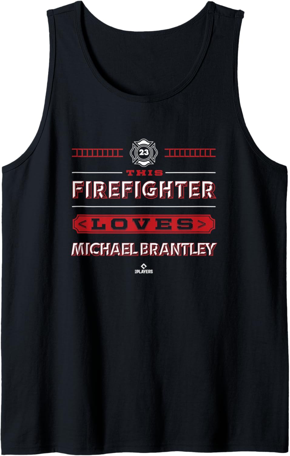 This Firefighter Loves Michael Brantley Tank Top
