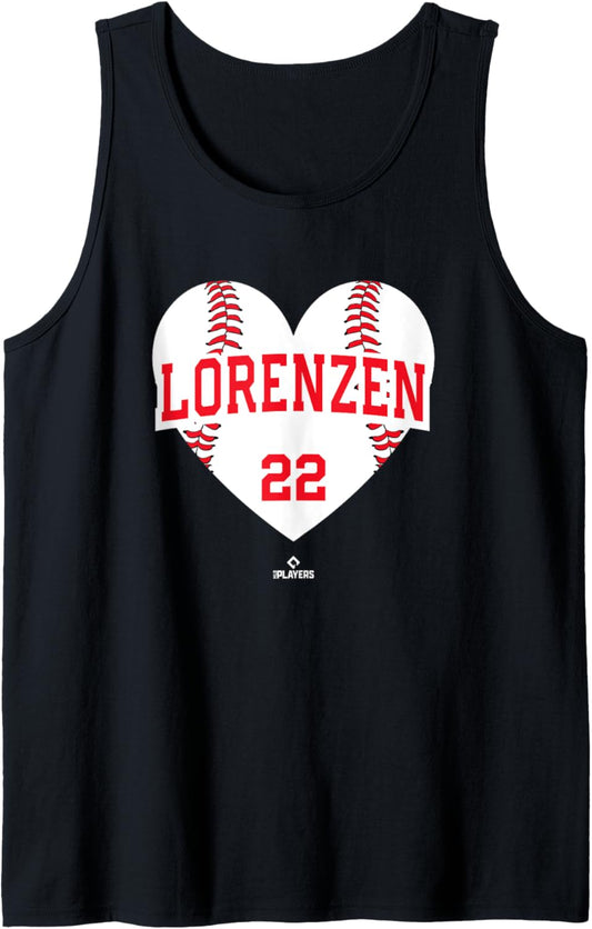 Baseball Heart Michael Lorenzen Philadelphia MLBPA Tank Top