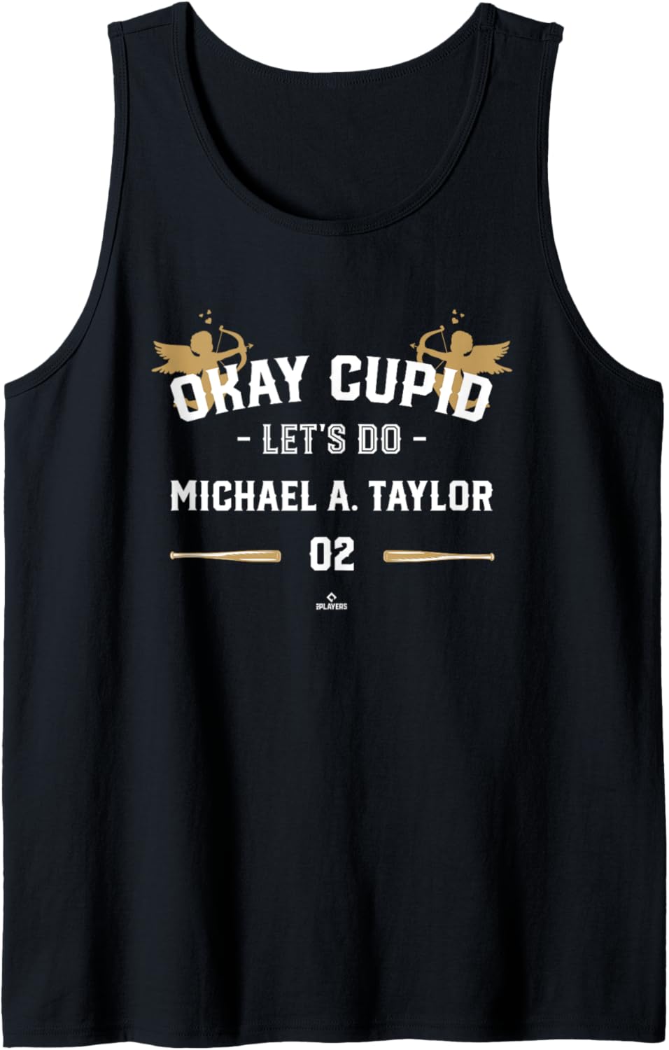 Cupid Let's Do Michael A Taylor Funny Valentine Baseball Tank Top