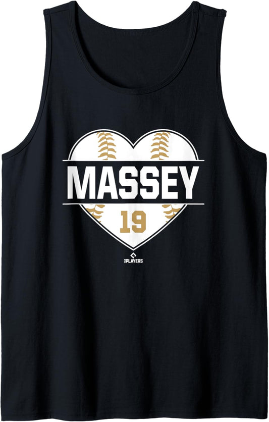 Vintage Baseball Bat Gameday Michael Massey Kansas City Tank Top