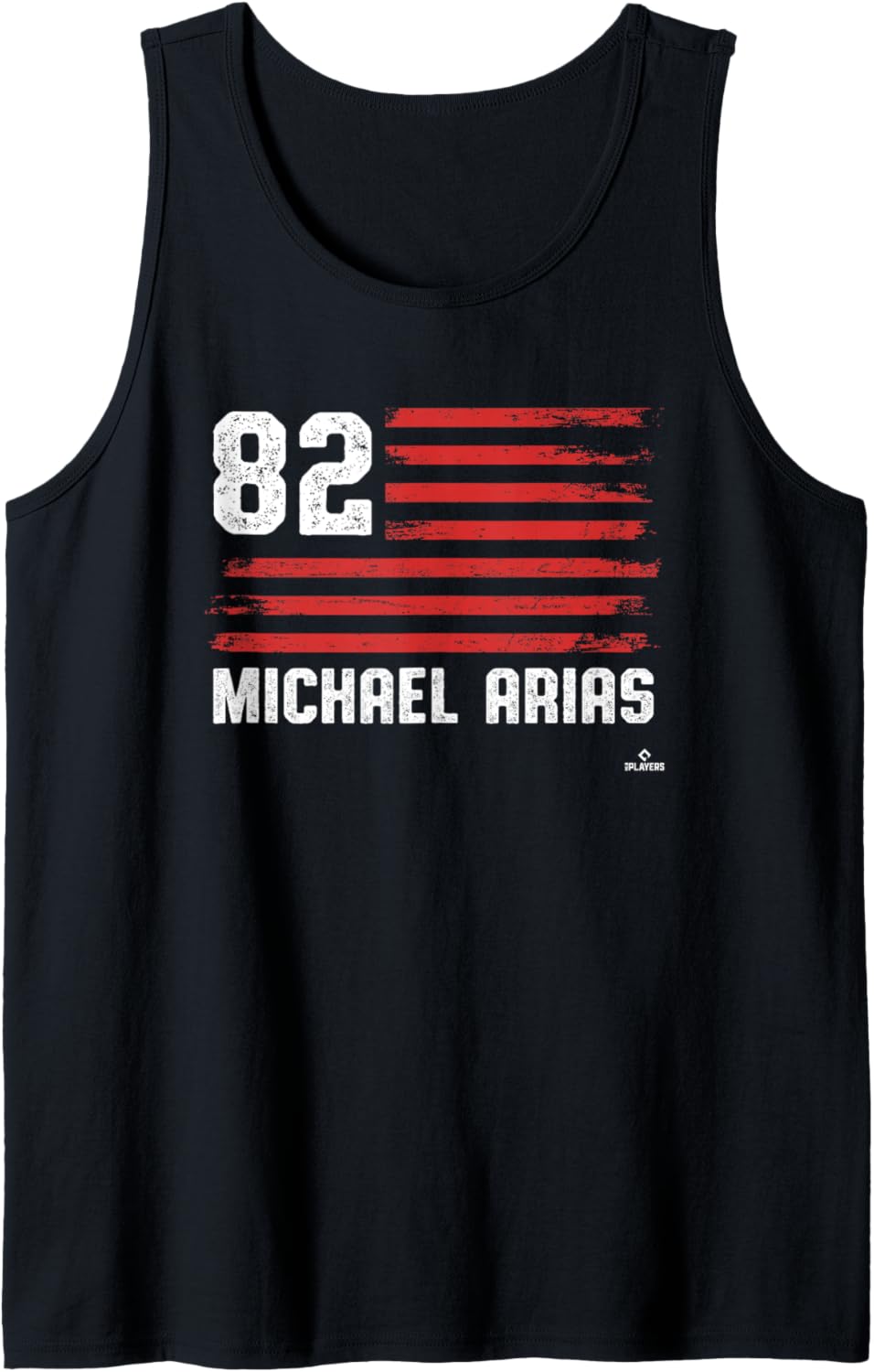 Flag Stripes Michael Arias Chicago Baseball MLBPA Tank Top