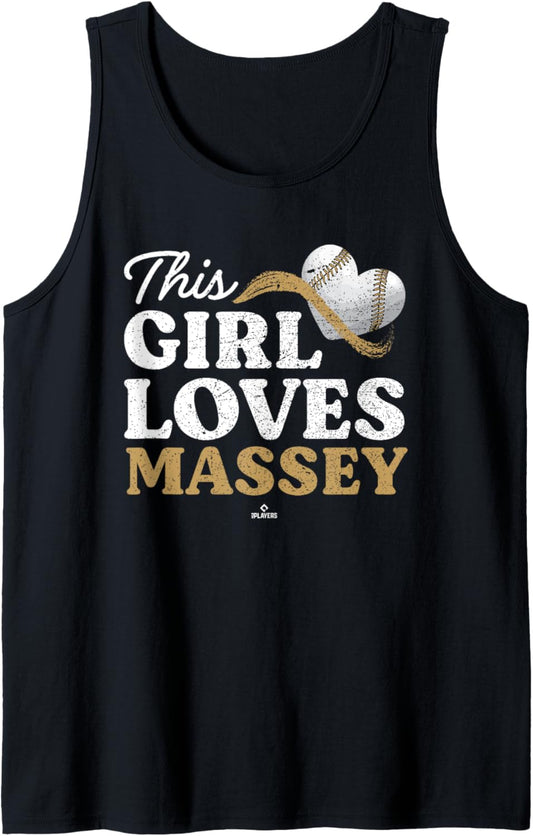 This Girl Loves Michael Massey Kansas City MLBPA Tank Top