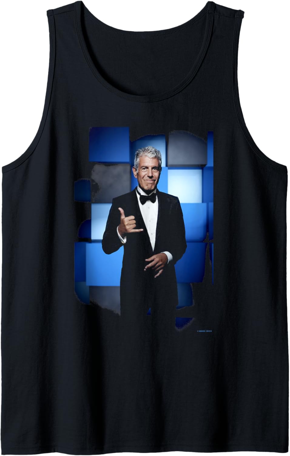 Chef Anthony Bourdain At The Emmys By Michael Grecco Tank Top