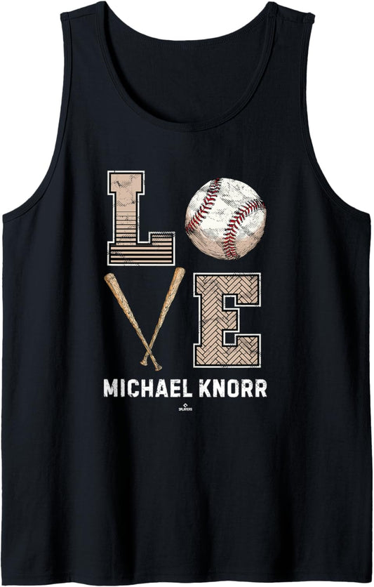 Baseball Love Michael Knorr Prospect Baseball Fan Gear Tank Top