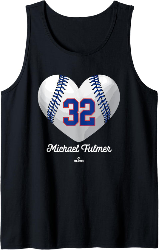 Baseball Heart Number Michael Fulmer Chicago MLBPA Tank Top
