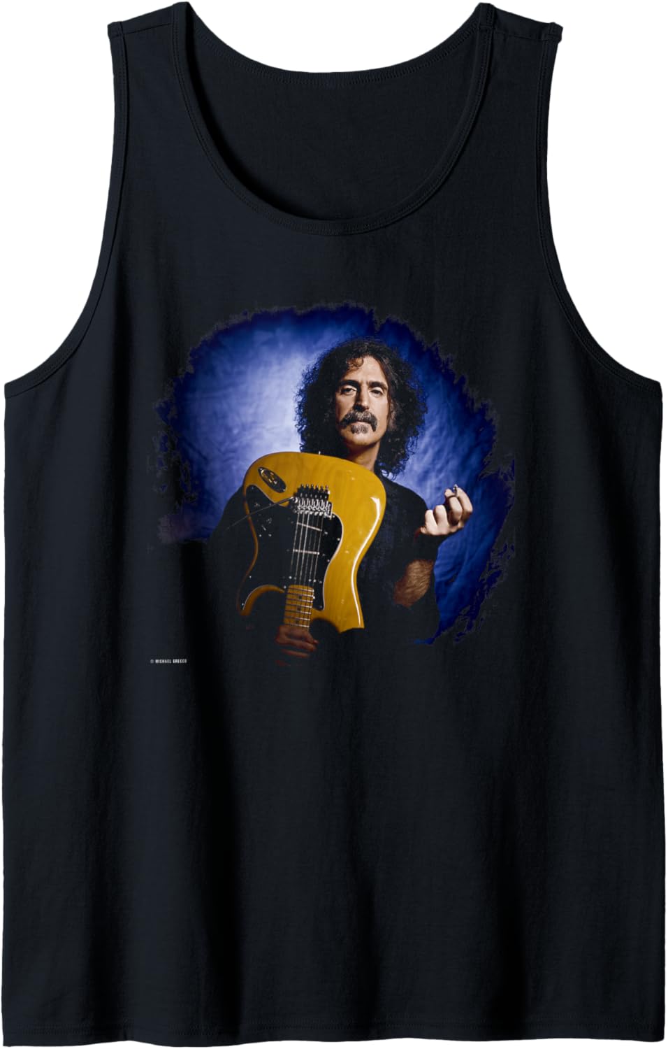 Frank Zappa with Guitar LA Portrait by Michael Grecco Tank Top