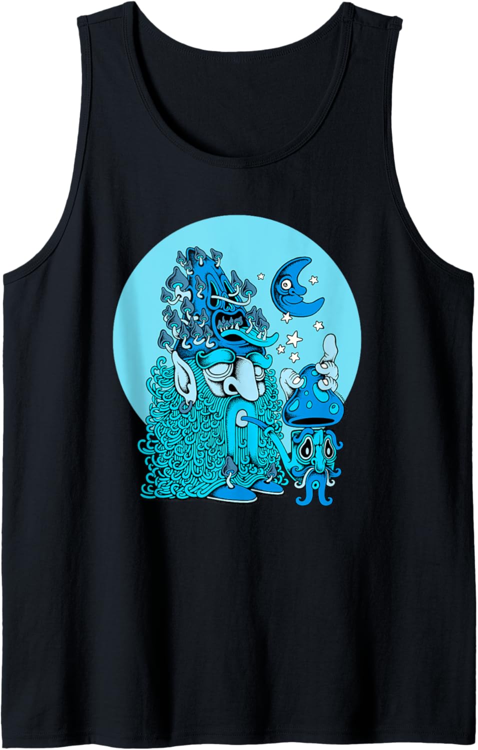 Threadless Michael Jakobsen Mushroom Pixie Graphic Tank Top