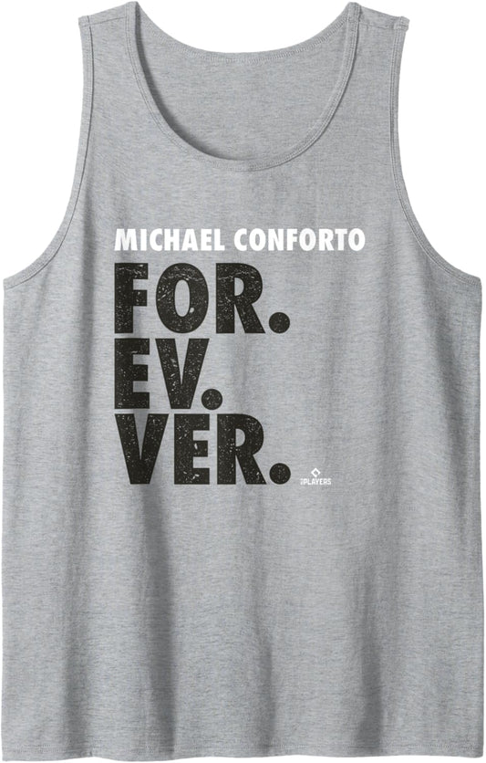 Forever Baseball Michael Conforto San Francisco Baseball Tank Top