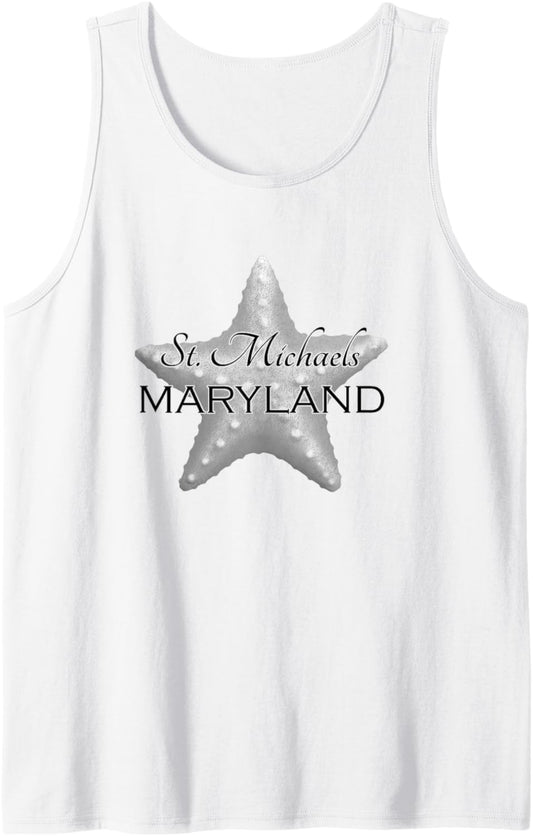 St. Michaels Maryland Beach Ocean Tank Top