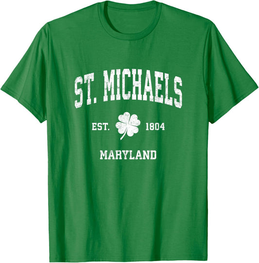 St. Michaels Maryland Vintage Shamrock Sports
